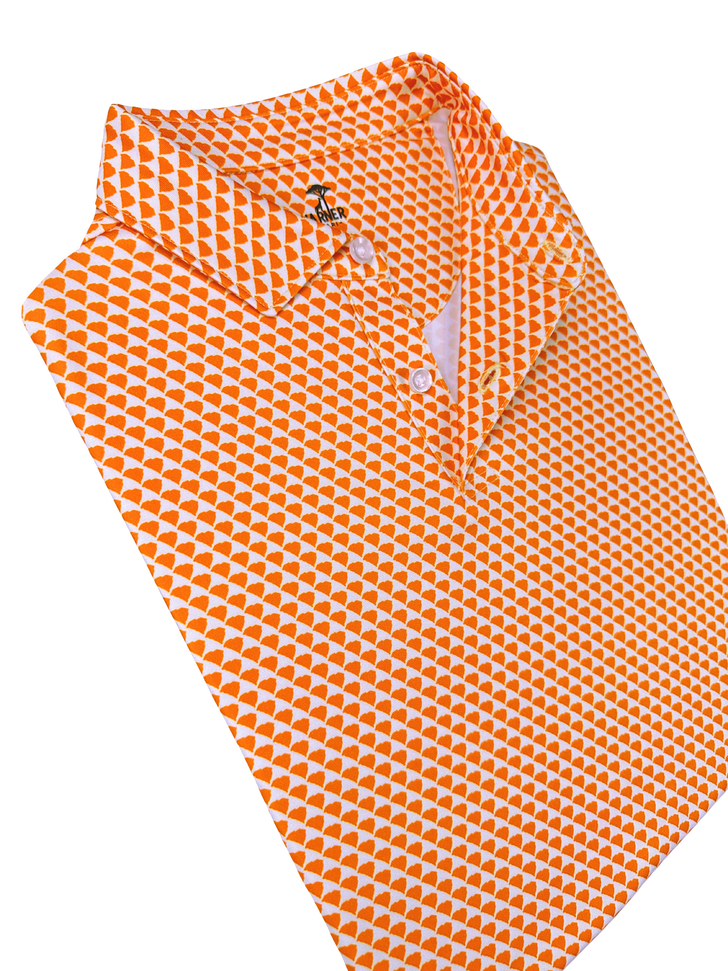 South Carolina Orange Print Polo